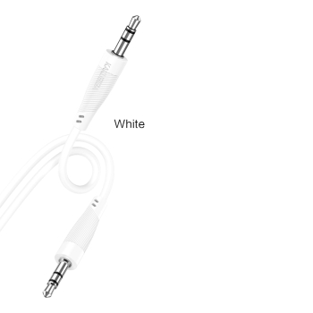Kabel AUX Jack 3.5mm KSC-893 1M - Biały